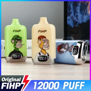 Originale FIHP Vape 12000 Puffs monouso Vape Pen 2% 5% nicotina con 10 sapori 650mAh batteria all'ingrosso Bulk Buy