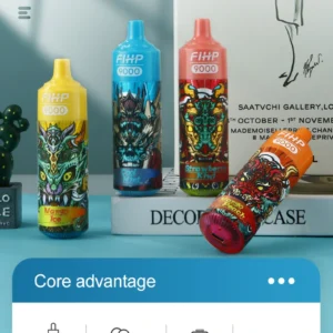 Wholesale FIHP 9000 Puffs Disposable Vape 18ml E-Liquid Versatile Nicotine Options Original Factory Bulk Buy