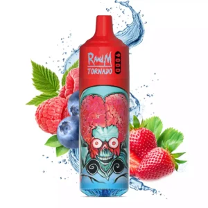 Original Fabrik RAHDM TORNADO K16 9000 Puffs niedrigen Nikotin Großhandel Einweg Vape Pen 600mAh Typ-C