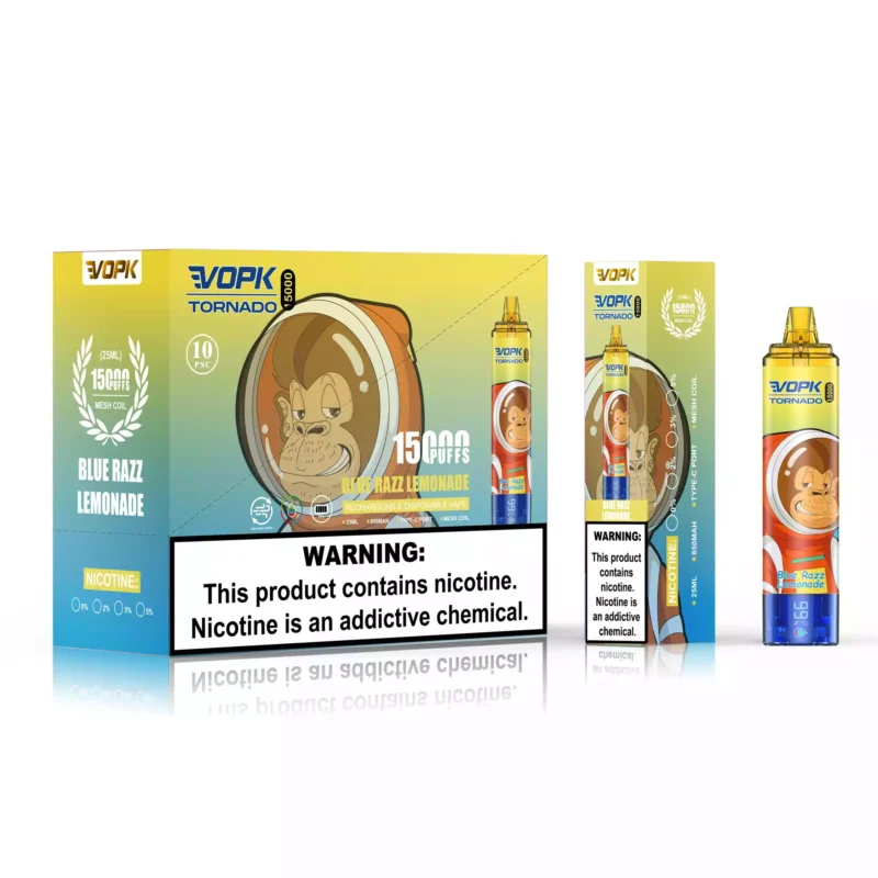 2025 Hot VOPK TORNADO 15000 Puffs 0% 2% 3% 5% Low Nicotine Disposable Vape Bulk Buy Rechargeable Wholesale 1