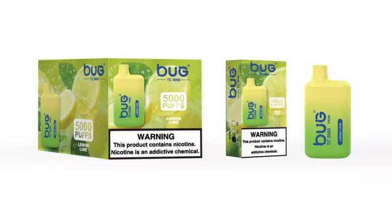 High Performance BUG-04 BC5000 Puffs Disposable Vape with Mesh Coil and Rechargeable Battery