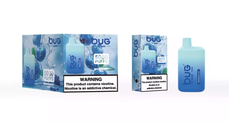 High Performance BUG-04 BC5000 Puffs Disposable Vape with Mesh Coil and Rechargeable Battery