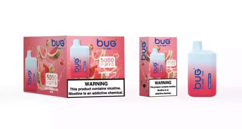High Performance BUG-04 BC5000 Puffs Disposable Vape with Mesh Coil and Rechargeable Battery