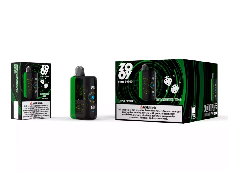 High Performance Disposable Vape ZOOY STARS 30000 Puffs with Dual Mesh Coil and Adjustable Airflow