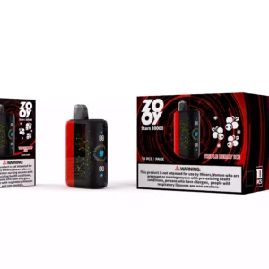 High Performance Disposable Vape ZOOY STARS 30000 Puffs with Dual Mesh Coil and Adjustable Airflow