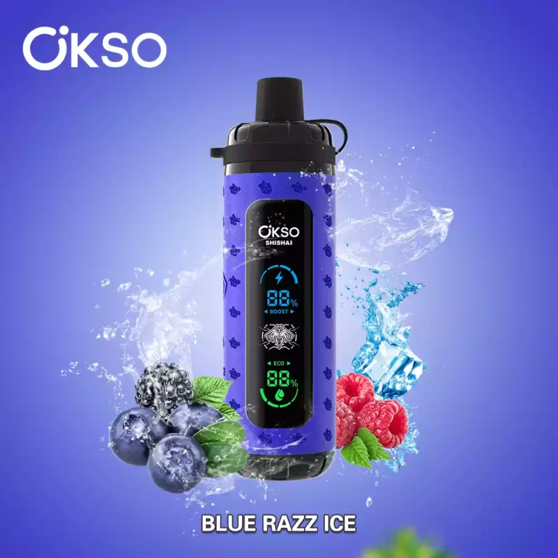High Quality OKSO Shisha Max 40k with Type C Charging LED Screen and Adjustable Power for Bulk Purchase