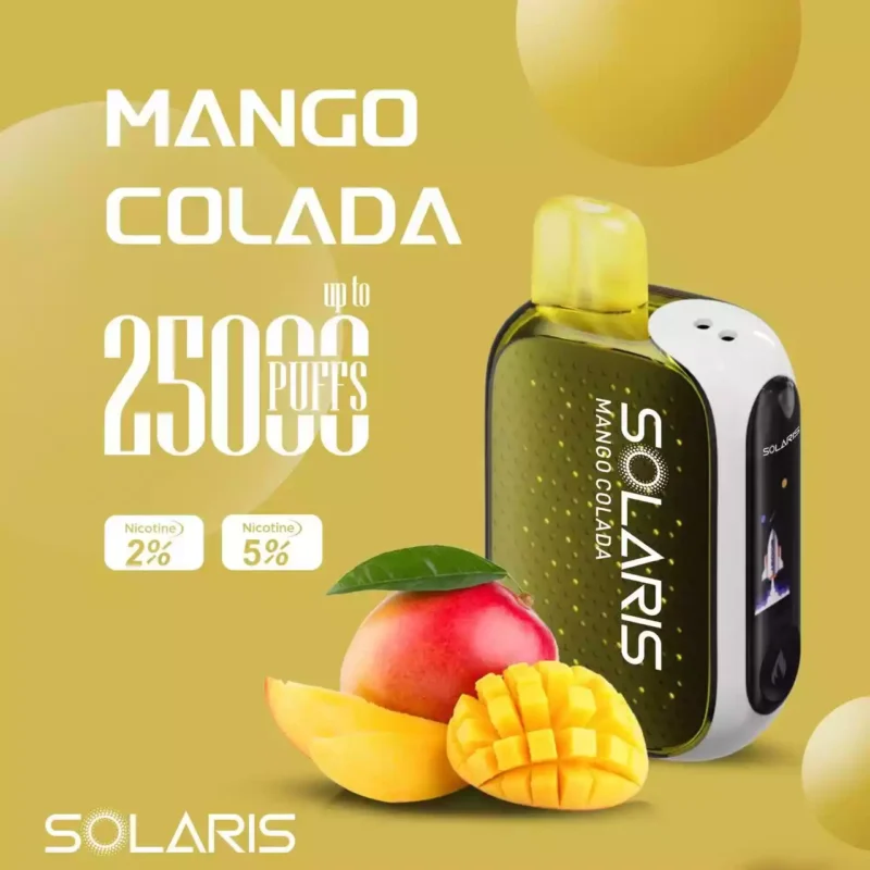 Top Value Factory Supply of Solaris 25K Puffs Vape Pen in Multiple Nicotine Strengths