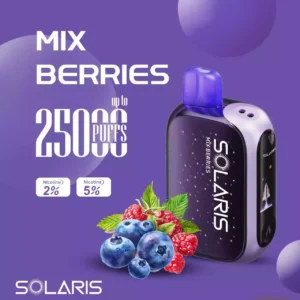 Top Value Factory Supply of Solaris 25K Puffs Vape Pen in Multiple Nicotine Strengths