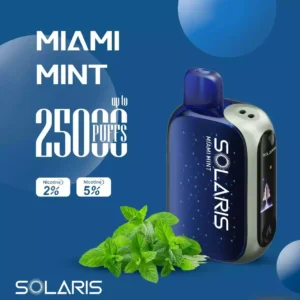 Top Value Factory Supply of Solaris 25K Puffs Vape Pen in Multiple Nicotine Strengths