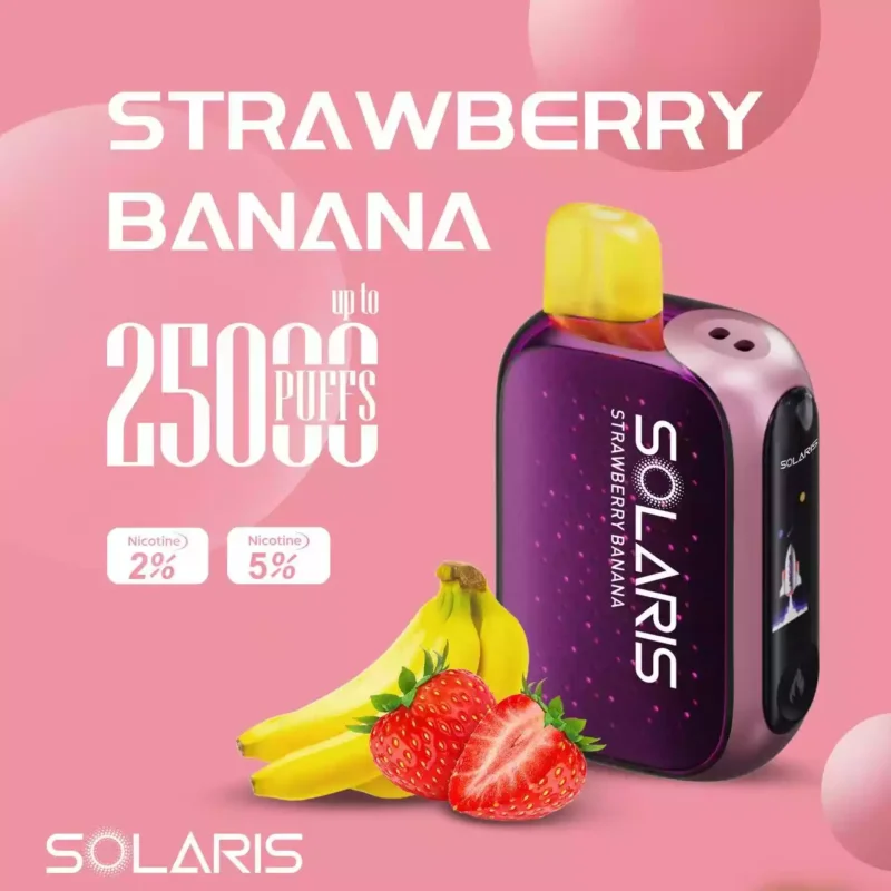 Top Value Factory Supply of Solaris 25K Puffs Vape Pen in Multiple Nicotine Strengths