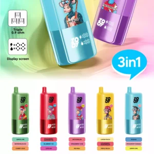 Premium ZOOY TRIPLE 70000 Puffs Mesh Coil Vape with Triple Flavors and Fast Type C Charging